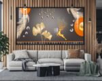 QUADRO EM MODERNA ARTE EM ILUSTRAÇÃO DECOR - Imagem 2
