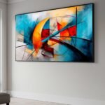 QUDRO EM PINTURA MODERNA ABSTRATA DECOR