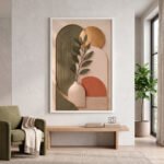 QUADRO COM JARRO FLORAL ABSTRATO DECOR - Imagem 5