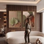 KIT DE QUADRO EM FLORAIS MODERNOS DECOR
