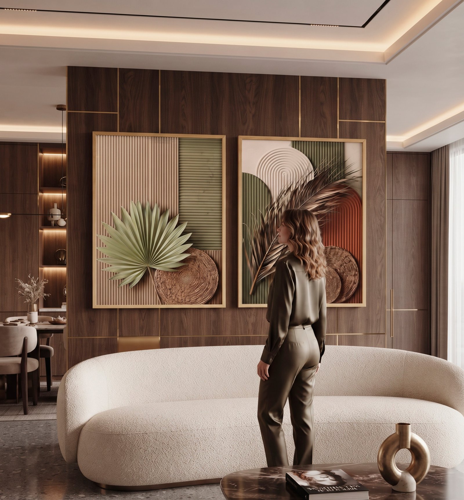 D1 KIT DE QUADRO EM FLORAIS MODERNOS DECOR - Imagem 1