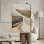 QUADRO ABSTRATO VERTICAL MODERNO DECOR