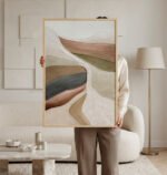 QUADRO ABSTRATO VERTICAL MODERNO DECOR