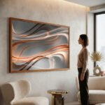 QUADRO EM ILUSTRAÇÃO DIGITAL MODERNO DECOR