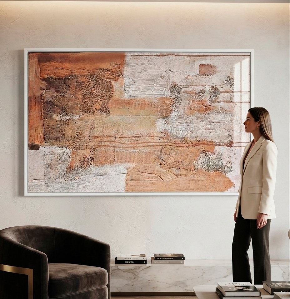 D1 QUADRO ARTE EM ABSTRATO DECOR - Imagem 1