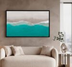 QUADRO EM ABSTRATO DO MAR - Imagem 4