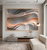 QUADRO EM ILUSTRAÇÃO DIGITAL MODERNO DECOR - Imagem 4
