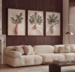 CONJUNTO JARROS COM FLORES ABSTRATAS - Imagem 4