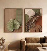 KIT DE QUADRO EM FLORAIS MODERNOS DECOR - Imagem 3