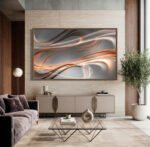 QUADRO EM ILUSTRAÇÃO DIGITAL MODERNO DECOR - Imagem 3