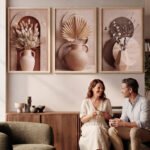 CONJUNTO ARTIGOGOS FLORAIS BOHO DECOR