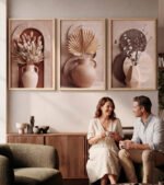 CONJUNTO ARTIGOGOS FLORAIS BOHO DECOR