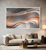 QUADRO EM ILUSTRAÇÃO DIGITAL MODERNO DECOR - Imagem 2